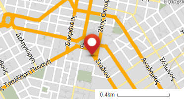 Location of business on map