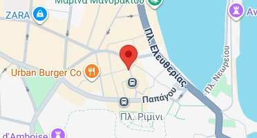 Location of business on map