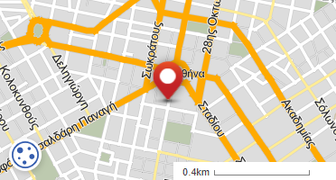 Location of business on map
