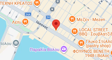 Location of business on map