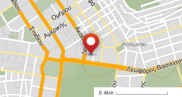 Location of business on map