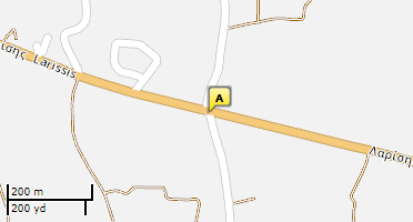 Location of business on map