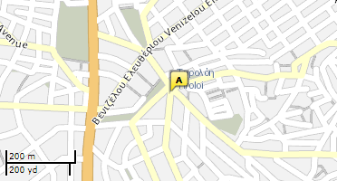 Location of business on map
