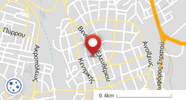 Location of business on map