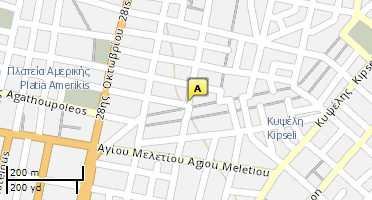 Location of business on map