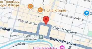 Location of business on map