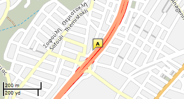 Location of business on map