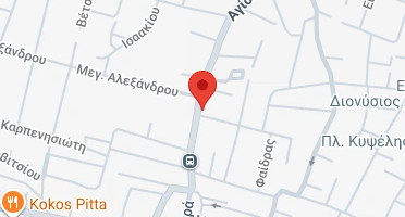 Location of business on map