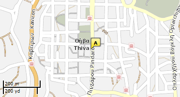 Location of business on map