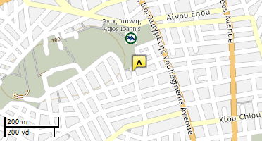 Location of business on map