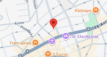 Location of business on map