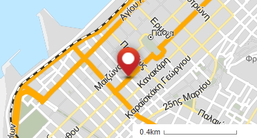 Location of business on map