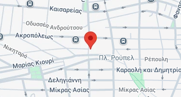 Location of business on map