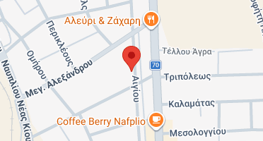 Location of business on map