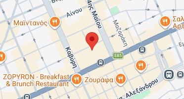 Location of business on map