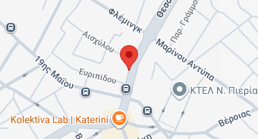 Location of business on map