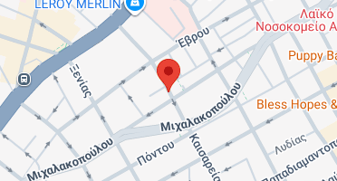 Location of business on map