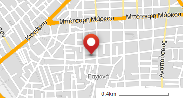 Location of business on map
