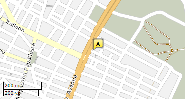 Location of business on map
