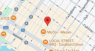 Location of business on map