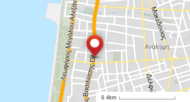 Location of business on map