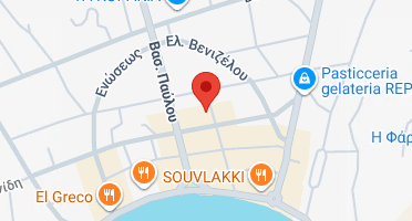 Location of business on map