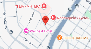 Location of business on map