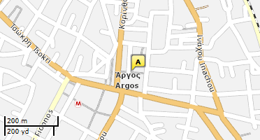 Location of business on map