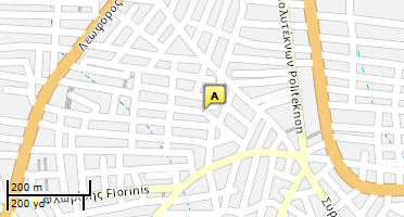 Location of business on map