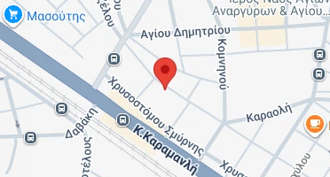 Location of business on map