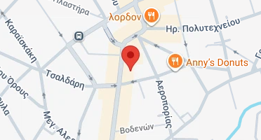 Location of business on map