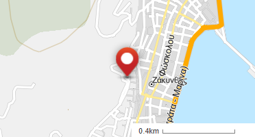 Location of business on map