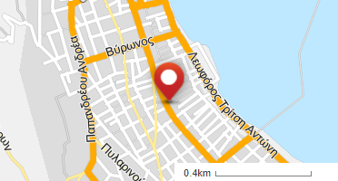 Location of business on map