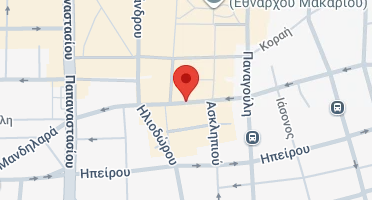 Location of business on map
