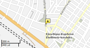 Location of business on map