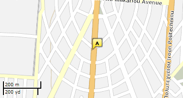 Location of business on map