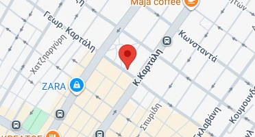 Location of business on map