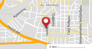 Location of business on map