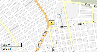Location of business on map
