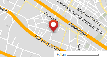 Location of business on map