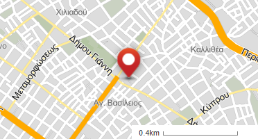 Location of business on map