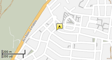 Location of business on map