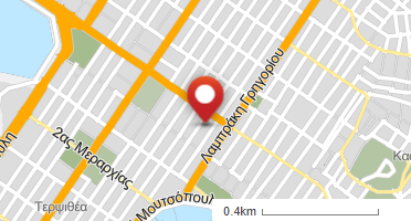 Location of business on map