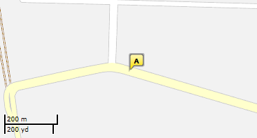 Location of business on map