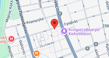 Location of business on map