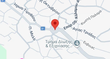 Location of business on map