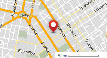 Location of business on map