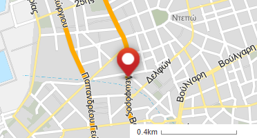 Location of business on map