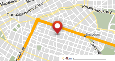 Location of business on map