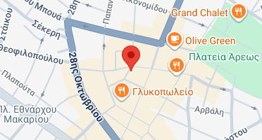 Location of business on map